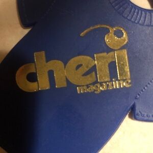 Vintage Cheri magazine key ring keychain